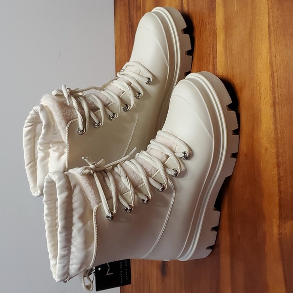 Marc Fisher Shoes - Marc Fisher Freely Waterproof Boots Size 6 Ivory NWT